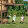 thumbnail image 2 of Backyard Discovery Skyfort II  Cedar Swing Set/PlaySet, 2 of 12
