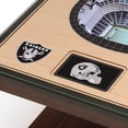 thumbnail image 4 of YouTheFan Las Vegas Raiders Lighted Stadium End Table, 4 of 5