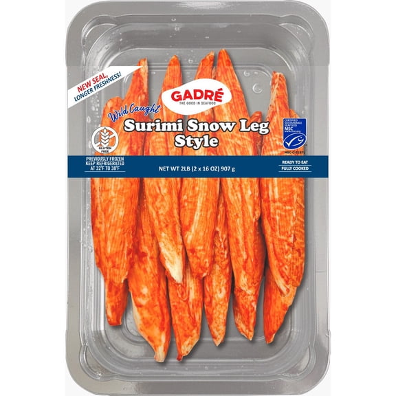 Gadré Wild Caught Surimi Snow Leg Style, 16 oz., 2 pk.