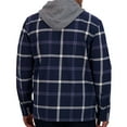 thumbnail image 2 of Aeropostale Men's Flannel Button-Down Hoodie, 2 of 11
