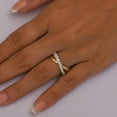 thumbnail image 6 of 0.50 CT. T.W. Round Cut Criss Cross Diamond Ring in 14K Gold, 6 of 6