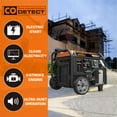 thumbnail image 2 of 6000/5250-Watt Genmax Gas-Powered Open Frame Inverter With CO Sensor + Remote Electric Start / Folding Handle, 2 of 7