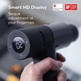 thumbnail image 3 of HOTO Cordless Brushless Drill Tool Set with LED Display, Variable Speed Drill & Home Repair Kit, 3 of 9