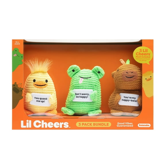 Lil Cheers Sweet Crochet Plush Bundle, Set of 3