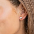 thumbnail image 5 of 0.23 CT. T.W. Round Cut Cluster Diamond Stud Earrings in 14K Gold, 5 of 6