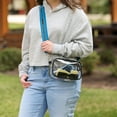 thumbnail image 5 of Carolina Panthers Clear Crossbody Bag, 5 of 5