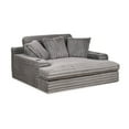 thumbnail image 11 of Oversized Cozy Chaise Lounger with Dual Cup Holders & USB/USB-C Charging Ports (65.5" x 64" x 37"), 11 of 12