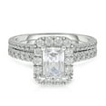 thumbnail image 7 of 2.20 CT. T.W. Diamond Wedding Set in 14K White Gold, 7 of 7