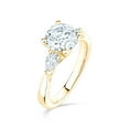 thumbnail image 3 of Lab Created Diamond Three Stone Ring in 18K Gold, 2.37 C.T.W.T., 3 of 6