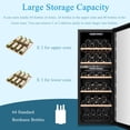 thumbnail image 8 of Lanbo 20 Inch 69 Bottle Freestanding Wine Cooler, 8 of 11