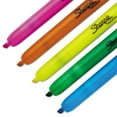 thumbnail image 3 of Sharpie - Retractable Highlighters, Chisel Tip, Assorted Fluorescent Colors - 5/Set, 3 of 5