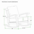 thumbnail image 10 of Cambridge Casual Sonoma Teak Deep Seating Rocker, 10 of 12