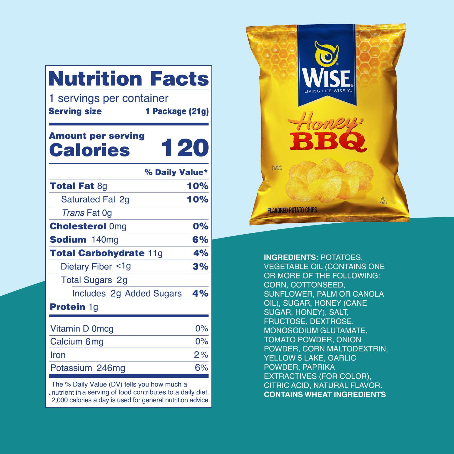 Wise Variety Pack Snacks, 50 pk.