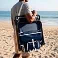 thumbnail image 3 of Logo Brands Jackson State Tigers Reclining Beach Chair, 3 of 6