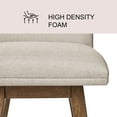thumbnail image 3 of Member's Mark Hastings Fabric Swivel Counter Stool, Brown, 3 of 7
