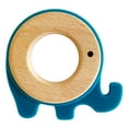 thumbnail image 2 of Tiny Teethers Designs, Baby Silicone and Beech Baby Teether and Pacifier Clip, Choose Color, 2 of 6