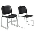 thumbnail image 1 of NPS 8500 Series Ultra-Compact Plastic Stack Chair, Assorted Colors 4 Pack, 1 of 11