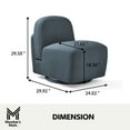 thumbnail image 3 of Member's Mark Small Space Swivel Chair, Assorted Colors, 3 of 9