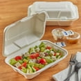 thumbnail image 3 of Hefty ECOSAVE Hoagie Hinged Lid Container, 9" x 6" , 75 ct., 3 of 4