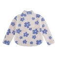 thumbnail image 5 of Hurley Girls Sherpa Printed Quarter-Zip Jacket, 5 of 7