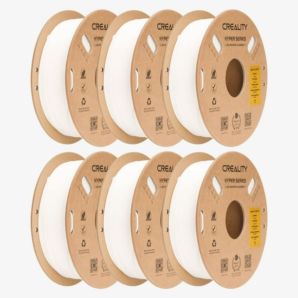 Creality Hyper PLA Filament White 6 pack (6KG) Bundle - Samsclub.com