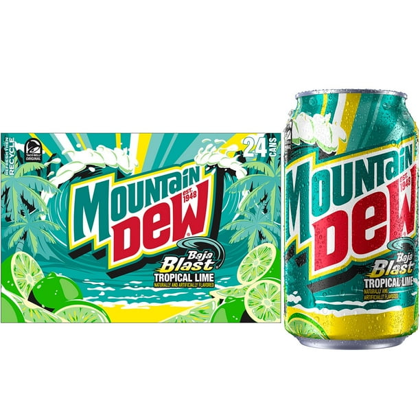 Mountain Dew Baja Blast 12 fl. oz., 24 pk