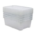 thumbnail image 2 of Member's Mark 13 Quart Clear Storage Containers, 10.9" D x 16.4" W x 6.4" H, 4-Pack, 2 of 8
