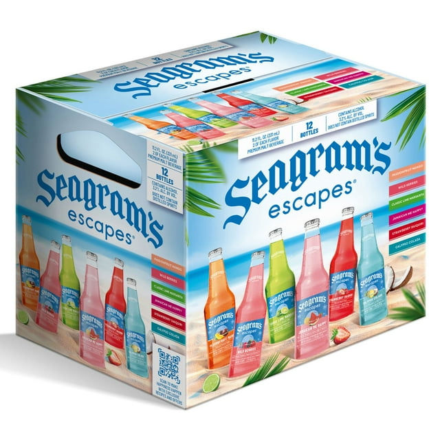 Seagram's Escapes Ready to Drink Variety Pack, 11.2 fl. oz. bottle, 12 pk.