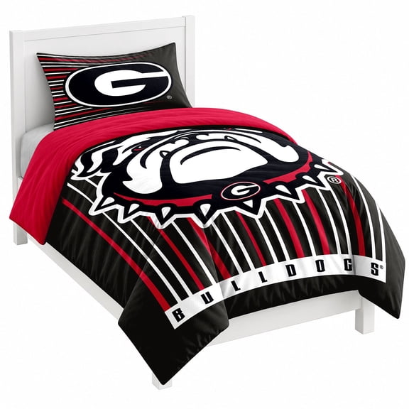 Logo Brands Georgia Bulldogs Comforter Set