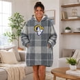 thumbnail image 4 of Pegasus Sports Los Angeles Rams Wearable Sherpa Throw, 4 of 6