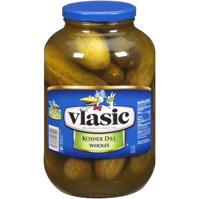 vlasic Kosher Dill, Wholes (1 gallon jar)