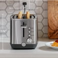 thumbnail image 2 of GE 2-Slice Stainless Steel Toaster with Extra-Wide Slots, 7 Shade Settings & Removable Crumb Tray, 2 of 7
