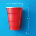 thumbnail image 2 of Member's Mark Heavy-Duty, Red Cups, 18 oz.,172 ct., 2 of 5