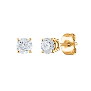 0.47 CT. T.W. Round Diamond Stud Earrings in 14K Gold