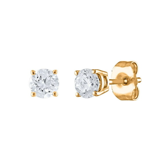 0.47 CT. T.W. Round Diamond Stud Earrings in 14K Gold
