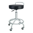 thumbnail image 2 of Seville Classics UltraHD Cushioned Pneumatic Work Stool, 18" W x 26.25" H to 30" H, 2 of 11