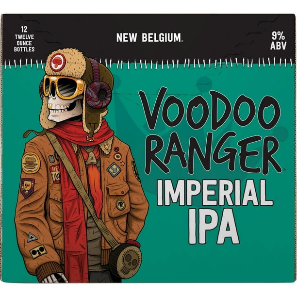 New Belgium Voodoo Ranger Imperial IPA Ale Beer, 12 fl. oz. bottle