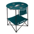 thumbnail image 1 of NFL 27.6" Round Tailgate Table with Shelf, 1 of 5
