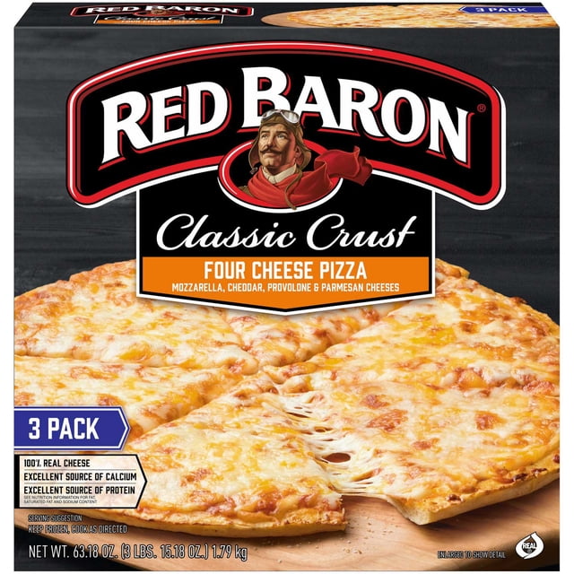 Red Baron Classic Crust Four Cheese Pizza (3 pk.)