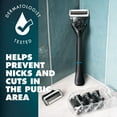 thumbnail image 5 of Gillette Intimate Men’s Pubic Hair Grooming Kit, 5 of 8