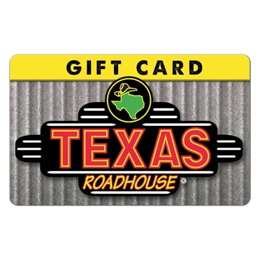Texas Roadhouse Email Delivery Gift Card, Various Amounts