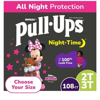 Pull-Ups Night-Time Potty Training Pants for Girls, Sizes 2T-4T