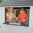 thumbnail image 4 of KidKraft Lakeside Bungalow Wooden Playhouse, White, 4 of 9