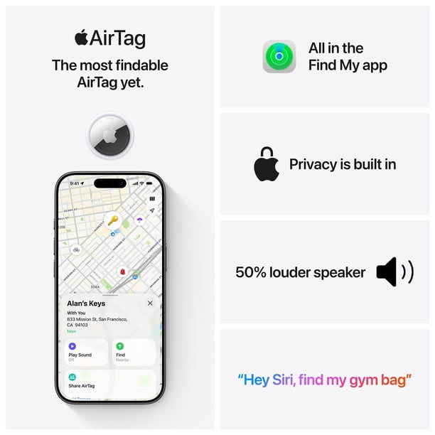 Apple AirTag (2nd Generation) 4 pack - Samsclub.com