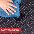 thumbnail image 9 of G-Floor Diamond Tread Midnight Black Vinyl Garage and Utility Flooring - 8-1/2-Ft x 24-Ft, 9 of 17