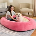 thumbnail image 1 of Snuggle Cuddler Oversized Plush Human Dog Bed, 1 of 6