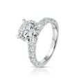 thumbnail image 3 of Lab Created Round Cut Diamond Ring, 3 of 8