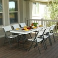thumbnail image 23 of Lifetime 6-Foot Adjustable Height Table (Commercial), 23 of 25