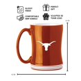 thumbnail image 3 of Logo Brands Texas Longhorns 14oz Relief Mug Set, 3 of 5