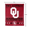 thumbnail image 7 of Logo Brands Oklahoma Sooners 60"x70" Super Plush Blanket, 7 of 7